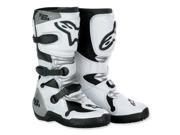 Alpinestars Tech 6S Youth MX Boots White Silver 2