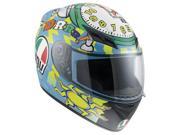 AGV K3 Rossi Wake Up Helmet Blue LG