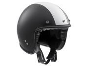 AGV RP60 Royal Open face Street Helmet Flat Black White SM