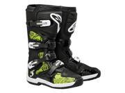 Alpinestars Tech 3 Carbon MX Offroad Boots Black Green 6