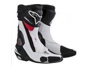 Alpinestars S MX Plus 2013 Racing Boots White Red Vented 41