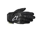 Alpinestars GPX 2014 Mens Leather Gloves Black LG