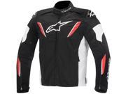 Alpinestars T GP R Mens Waterproof Textile Jacket Black White Red MD