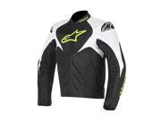 Alpinestars T Jaws Air Mens Textile Jacket Black White Yellow SM