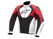 Alpinestars T Jaws Waterproof Mens Sport Riding Textile Jacket Black White Red 2XL