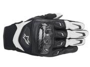 Alpinestars SMX 2 Air Carbon Gloves Black White LG