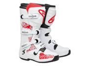 Alpinestars Tech 3 Carbon MX Offroad Boots White Red 5