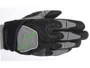 Alpinestars Scheme Mens Textile Gloves Black Green 2XL