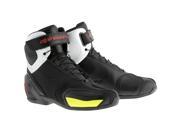 Alpinestars SP 1 Mens Riding Shoes Black White Red Yellow Fluorescent 38