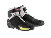 Alpinestars SP 1 Vented Mens Riding Shoes Black White Red Yellow Fluorescent 48