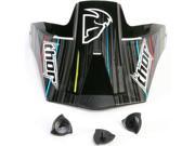 Thor Quadrant S12 Youth Replacement Visor Kit Frequency Black