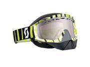 Scott USA Hustle Snowcross Goggles Apek Chrome Lens