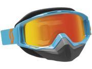 Scott USA Tyrant Snowcross Goggles Oxide Blue Red Chrome Lens