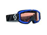 Scott USA 89 Si Youth Snowcross Goggles Blue Rose Lens