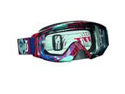 Scott USA Tyrant MX Offroad Goggles Vinyl Blue Red Clear Lens