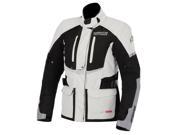 Alpinestars Stella Andes Womens Drystar Jacket Light Gray Black 2XL