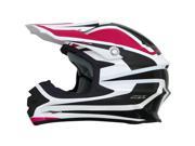 AFX FX 21 Alpha MX Offroad Helmet Fuchsia White LG