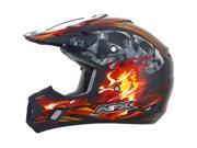AFX FX 17 Inferno MX Offroad Helmet Black Red Multi XL