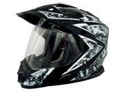 AFX FX 39DS Dual Sport Urban Full face Street Helmet Black 2XL
