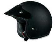 AFX FX 75 Solid Helmet Flat Black LG