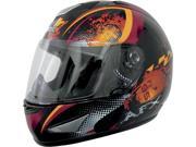 AFX FX 95 Stunt Full face Street Helmet Orange XS