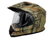 AFX FX 39DS Dual Sport Camo Full face Street Helmet Green LG