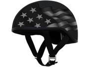 AFX FX 200 Slick Beanie Helmet Graphic Flag Stealth SM