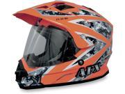 AFX FX 39DS Dual Sport Urban Full face Street Helmet Orange MD