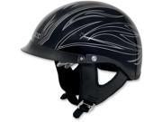 AFX FX 200 Pinstripes Helmet Gloss Silver LG