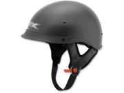 AFX FX 72 Half Helmet Flat Black MD