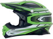 AFX FX 21 MX Offroad Helmet Green Silver MD