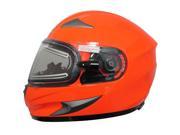 AFX FX Magnus Snowmobile Snocross Helmet Safety Orange W Electric Shield 4XL