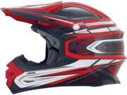 AFX FX 21 MX Offroad Helmet Red Silver XL