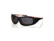 Bobster Zoe Convertible Sunglasses Black Cherry Frame Smoke Anti Fog Lens