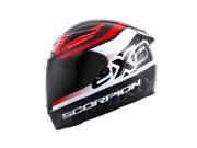 Scorpion EXO R2000 Fortis Full Face Helmet Red Black XS