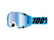 100% Accuri Crystal MX Offroad Goggles Blue Crystal Mirror Lens