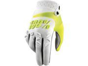 100% Airmatic Mens MX Offroad Gloves White SM