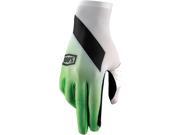 100% Celium Slant Mens MX Offroad Gloves Green XL