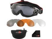 Bobster Phoenix Over The Glass Interchangeable Goggles Black