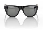 100% Higgins Sunglasses Gloss Black Gray Lens