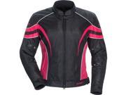 Cortech LRX Air 2 Womens Textile Jacket Black Pink LG Plus
