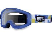 100% Strata 2013 MX Offroad Clear Lens Goggles Frisbee