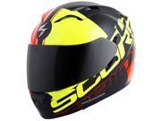 Scorpion EXO T1200 Quattro Full Face Helmet Neon Red Yellow XS