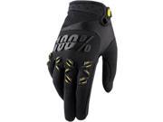 100% Airmatic Mens MX Offroad Gloves Black Yellow MD