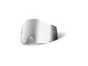 100% Accuri Strata Junior Replacement Goggle Lens Silver Mirror Smoke Anti Fog
