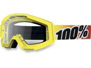 100% Strata 2013 MX Offroad Clear Lens Goggles Sunny Days