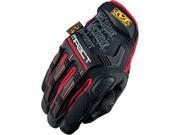 Mechanix Wear M Pact Short Textile Gloves Black Red XL