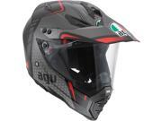 AGV AX 8 EVO Dual Sport MX Offroad Helmet Multi Black Silver Red 3XL