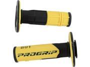 Pro Grip 801 Hybrid MX Duo Density Cross Grips Black Yellow 801BLK YEL