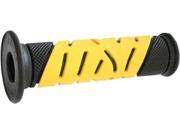 Pro Grip Model 719 Dual Density Sportbike Grips Yellow Black 719BKYLOE